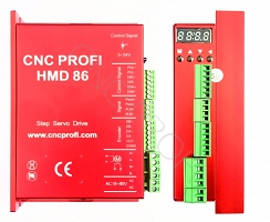 Sterownik serwo krokowy HMD86 AC digital wyświetlacz-RED