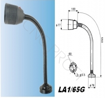 Lampa maszynowa PROFI LA1/65G o giętkim ramieniu 
