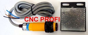 Czujnik fotoelektryczny z lustrem M18  0-2 m