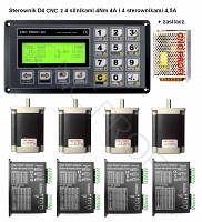 Zestaw sterownik D2 CNC 1 osiowy ze sterownikiem krokowym silnikiem 8,7Nm