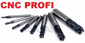 Frez fi 16  x 40  x 100 mm węglikowy VHM 4-piórowy TiAIN