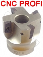 Głowica frezerska fi 50 mm 90° na płytki APMT1604