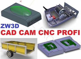 OPROGRAMOWANIE CAD/CAM CNC TOKARKA FREZARKA ZW3D