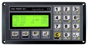 Sterownik D4 CNC 4 osiowy z wyjściem na kartę SD