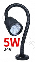 Lampa maszynowa PROFI LA1/65LED o giętkim ramieniu 
