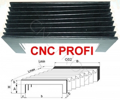 Osłona Harmonijkowa C 180 x 1000 mm CNC 