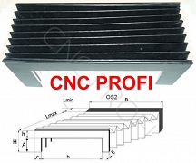 Osłona Harmonijkowa C 180 x 1000 mm CNC 