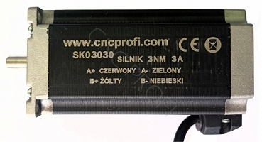 Silnik krokowy 3Nm 3A 56/56L112 fi 8 mm