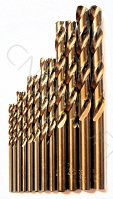 Zestaw 12 szt wierteł HSSCo po 2 szt. do gwintowników M2,5,M3,3,M4,2,M6,8,M8,5M10