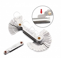 Sprawdzian metryczne i calowe do pomiaru skoku gwintu