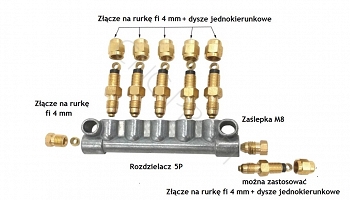 Rozdzielacz 5P do centralnego smarowania 