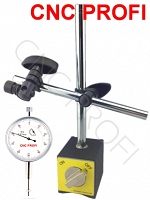 Zestaw statyw magnetyczny z czujnikiem 0,01 mm