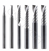 Frez węglikowy 1-piórowy fi 2,5 x 8 x 3,175 x 38 mm 