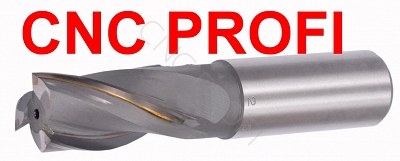 Frez 3 piórowy fi 16 x32x16X95 mm z wkładką węglikową do ALUMINIUM