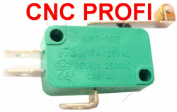 Mikrowyłącznik krańcowy 5A/250V L24mm z rolką