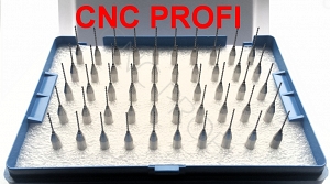 Wiertło fi 1,00 x 3,175 mm z węglika spiekanego VHM CNC