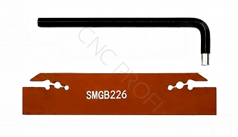 Listwa do przecinania SMGB 2 26 mm z kluczem na płytkę MGMN200